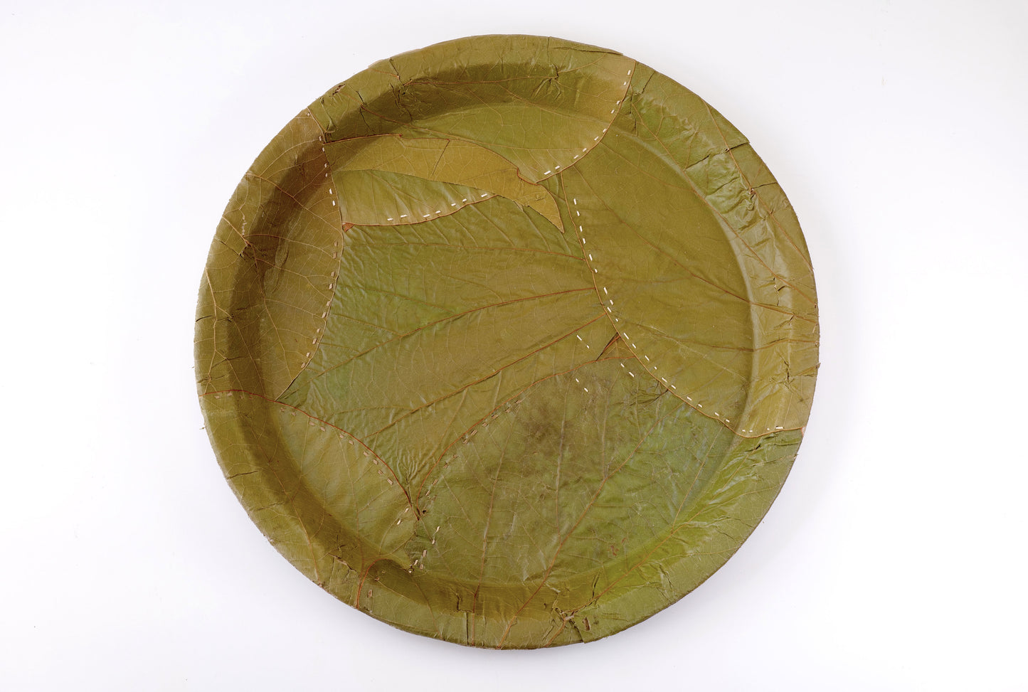 Green leaf 11" plates